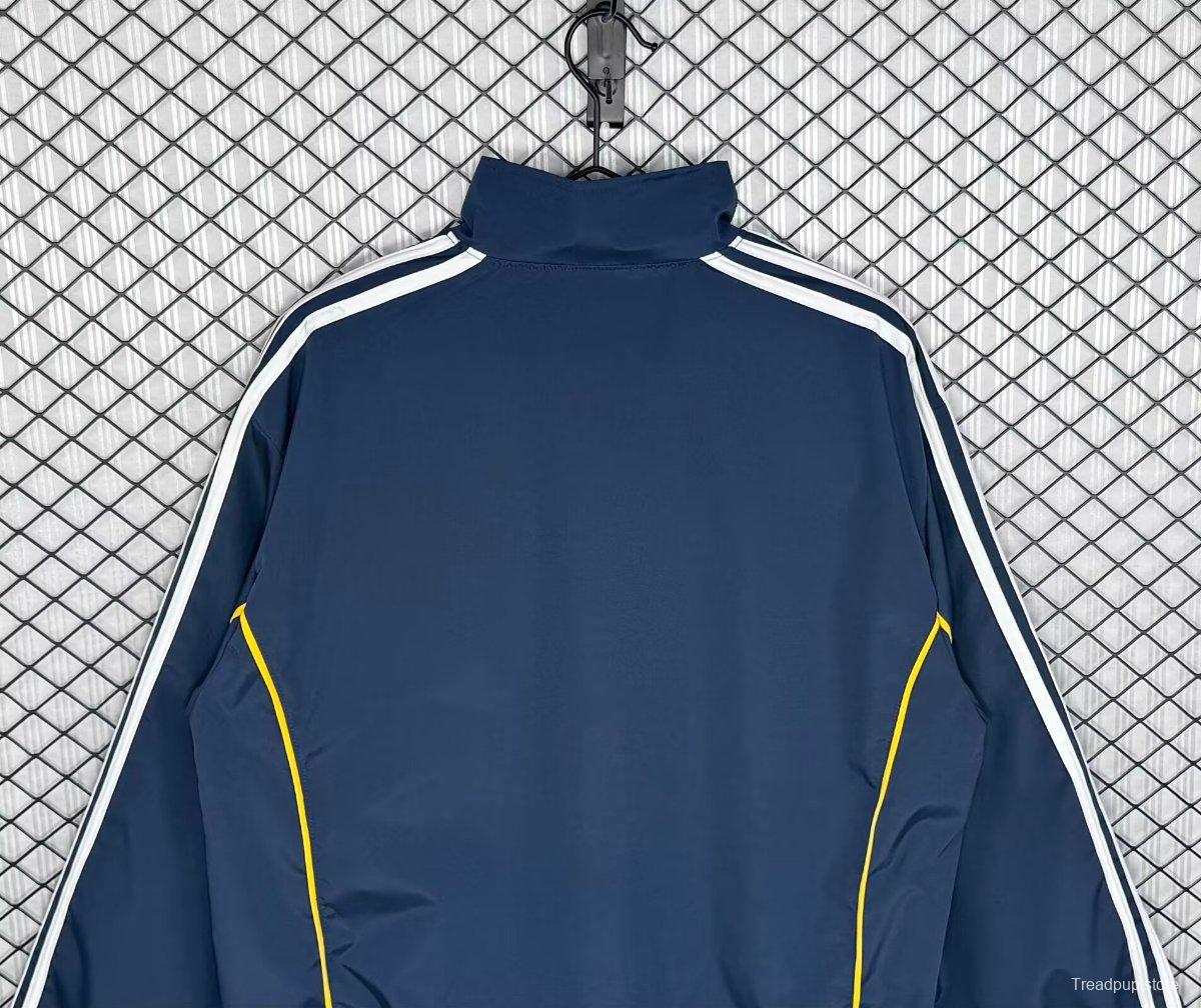 Retro 99/00 Real Madrid Navy Windbreaker