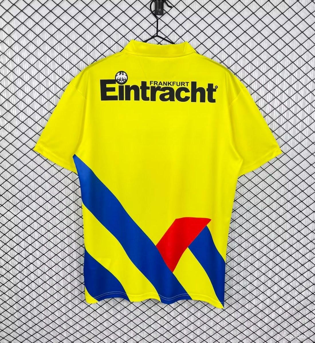 Retro 93/96 Frankfurt Away Yellow Jersey