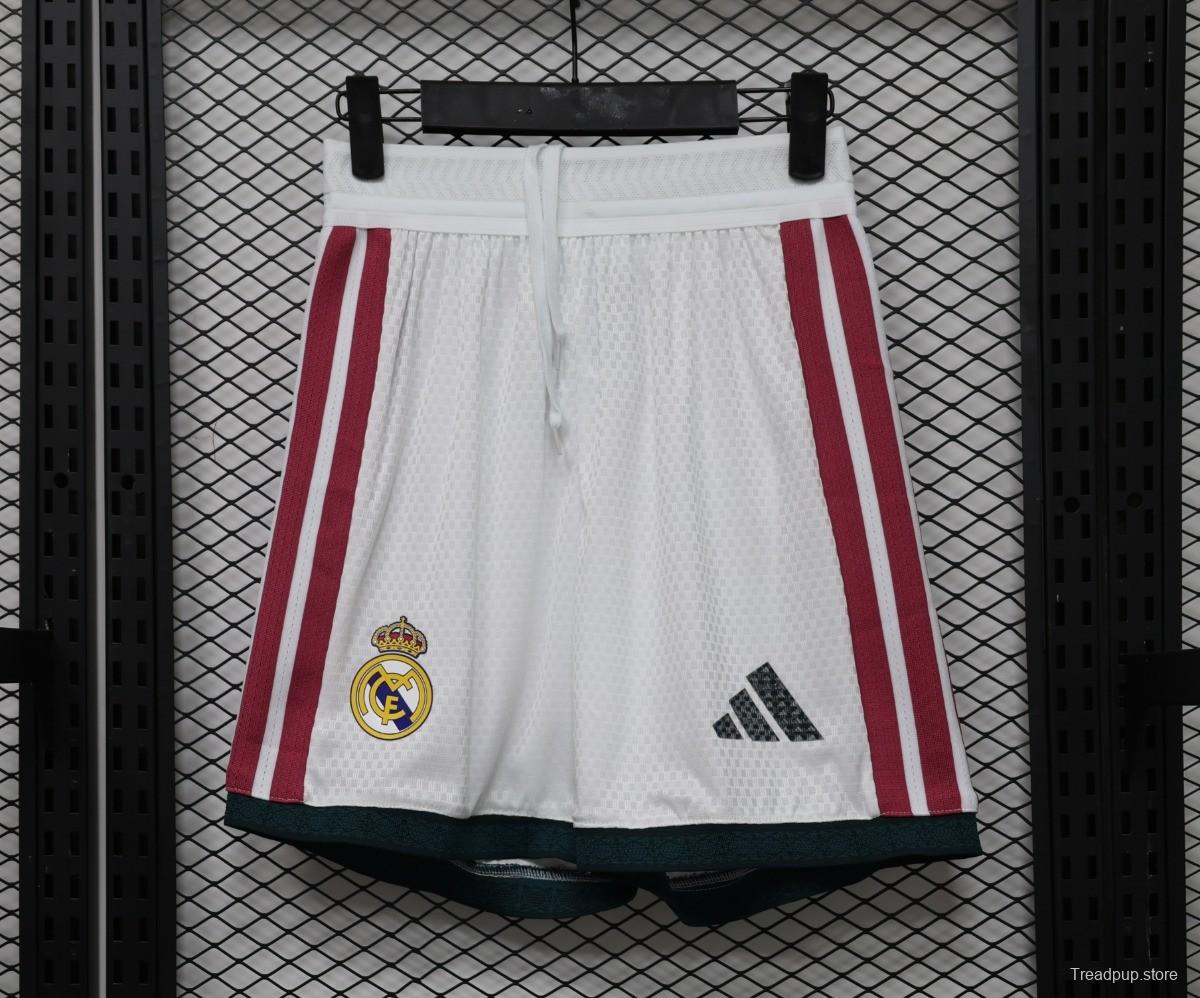 Player Version 26/27 Real Madrid Home  White Shorts (Adidas)