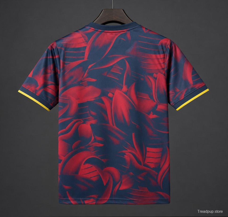 26/27 Barcelona Special Abstract Red & Blue "Barça" Script Jersey