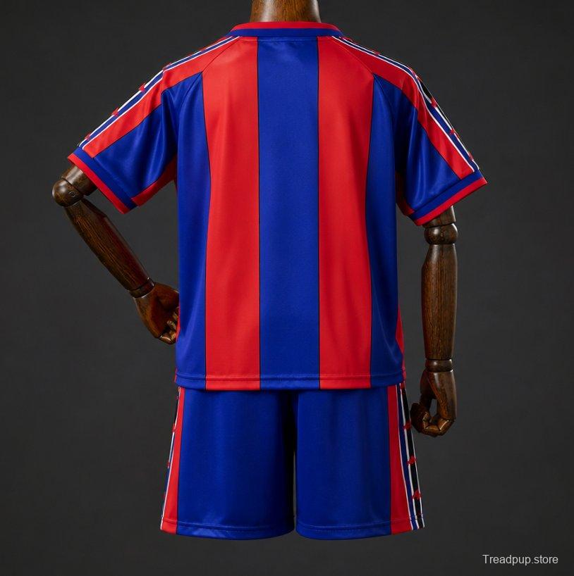 96/97 Kids Barcelona Home Retro Kit Jersey Size 16-28