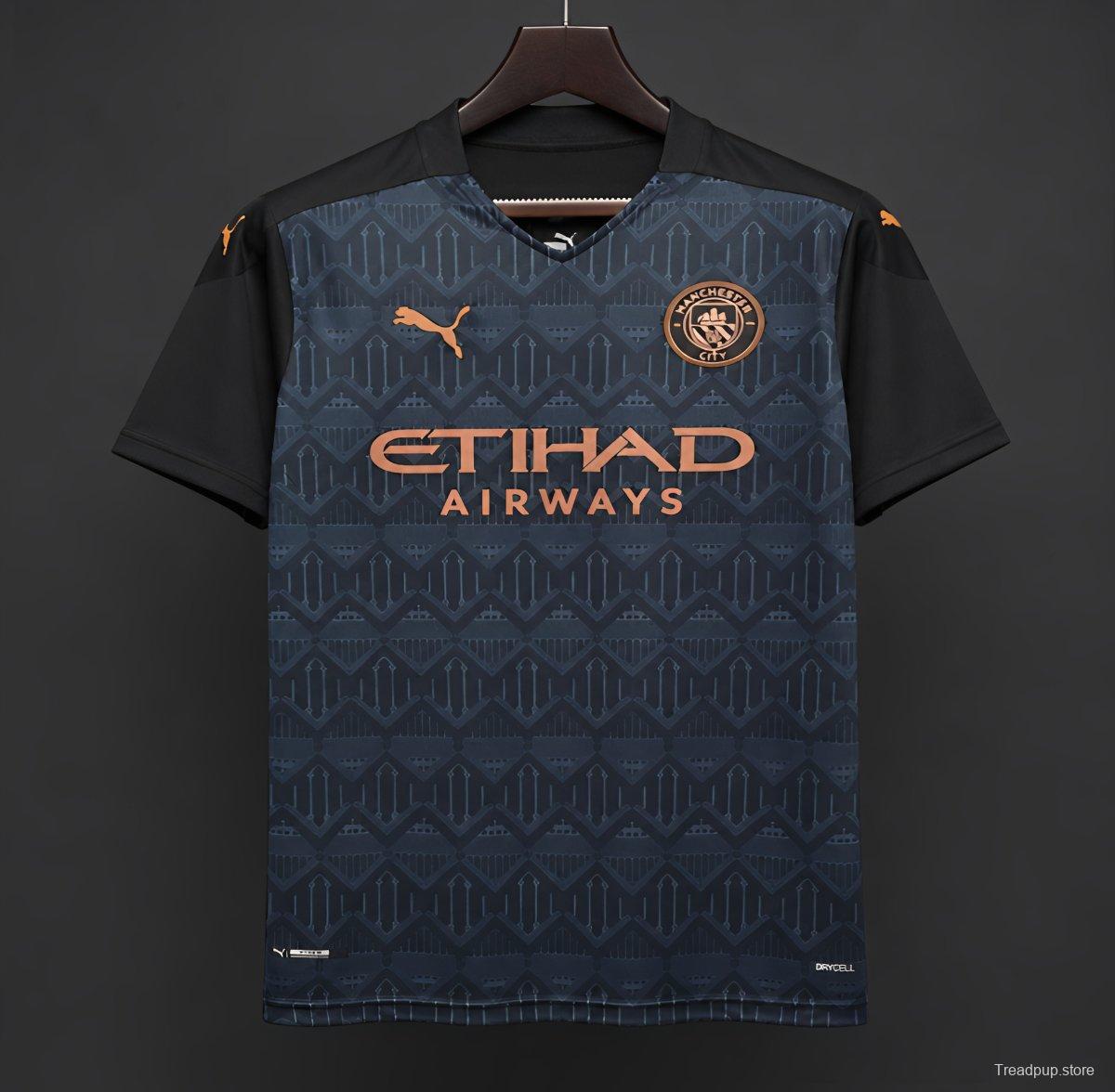 Retro 20/21 Manchester City Away Black Jersey