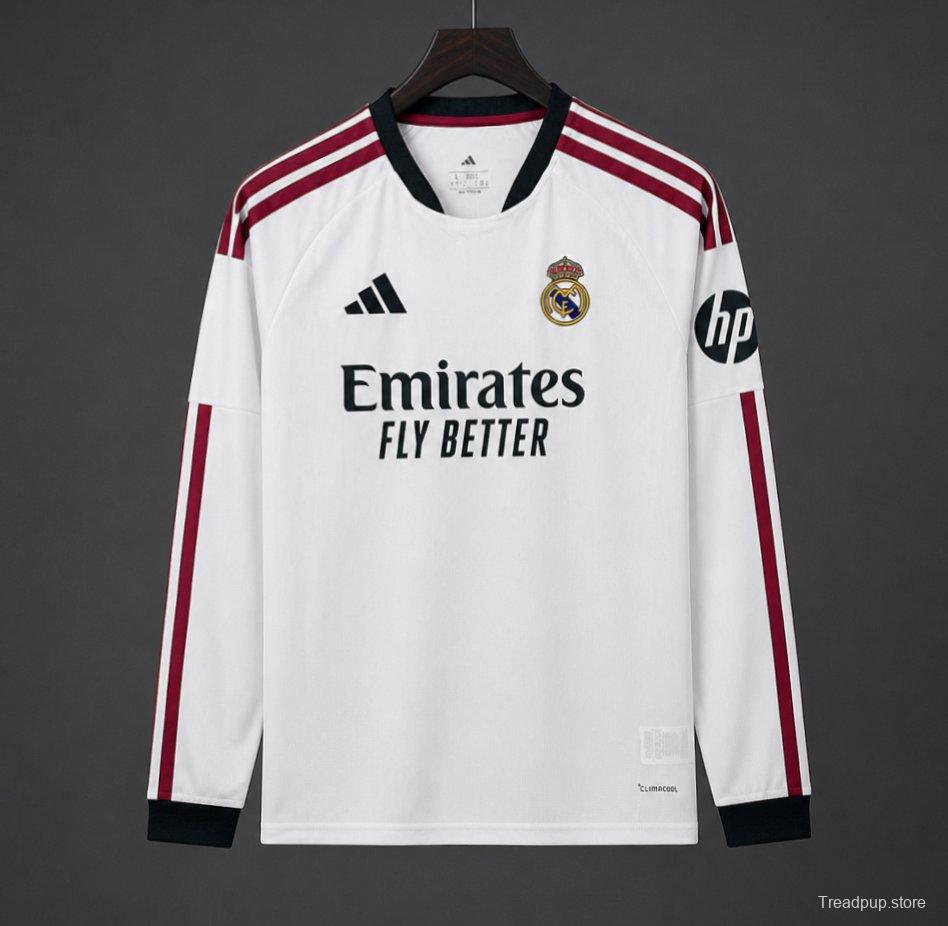 26/27 Real Madrid Home Long Sleeve Jersey